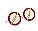 The Flash Men's Wedding Cufflinks Round Shape Metal French Wedding Shirt Cuff Buttons