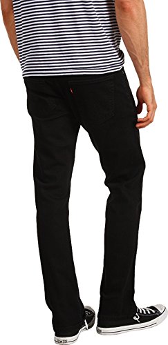 Levi's Men's 514 Straight fit Stretch Jean,  Black, 28x32