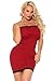 Cocolicious Women's Hot Coco Seamless Tube Dress, Red, One Size