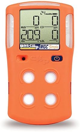 MGC Simple 2 Year Disposable 4 Gas Monitor (LEL/O2/ CO/ H2S)