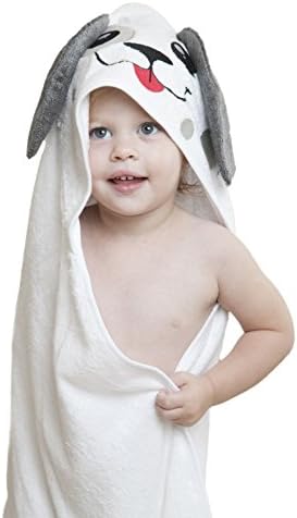 Bambaby's Premium Puppy Hooded Baby Towel for Infants Toddlers and Children - Made from 100% Organic Natural Bamboo