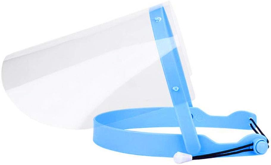 MINGLI Face Mask Splash-Proof Dust-Proof Mask Head-Mounted Transparent Protect Mask Adjustable Protective Face Mask Full Face Mask