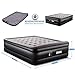 Zoetime Upgraded Queen Air Mattress Double Blow Up Elevated Raised Airbed Inflatable Beds with Built-in Electric Pump, Storage Bag and Repair Patches Included, 80 x 60 x 18.5 inches (Highest) Gray