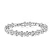 Bracelets,Women’s Bracelets CDE Tennis Bracelets Swarovski Crystal Bracelet for Women Mother's Day Gifts Bracelet Platinum Plated Anniversary Jewelry Gifts