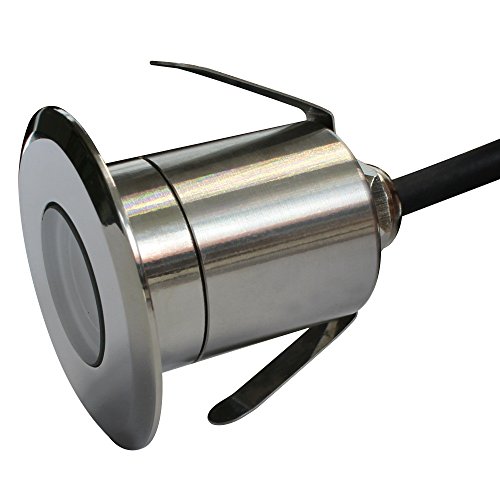 1W LED Lamp Outdoor Garden Underground Well Path Light Stainless Steel DC 12V IP67 Warm white 2700-3000K
