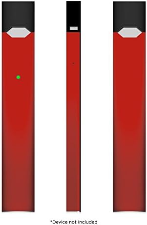 Ohana Graphix Official PAX JUUL Easy Wrap Various Colors (Device NOT Included) Vinyl Decal Protective Sticker for Juul Cig (Pack of 2, Hot Rod Red)