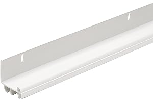 M-D Building Products 43816 36 in. White Vinyl L-Shape Screw-on Under Door Seal