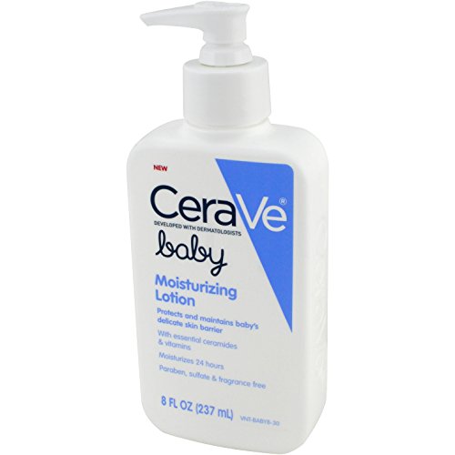 CeraVe Baby Lotion 8 oz with Essential Ceramides and Vitamins for