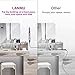 LANMU Wall Mount Holder Compatible with Dyson Airwrap, Bathroom Stick Clip Organizer Storage Compatible with Dyson Styler (Gray)