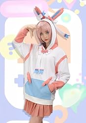DAZCOS Anime Cosplay Sweatshirt Hoodie With Ears