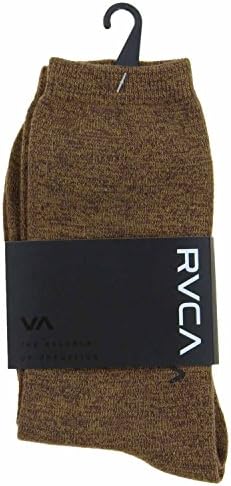 RVCA Mens Crew Socks One Size (Bronze)