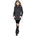 Alpine Swiss Duffy Women's Wool Coat Fur Trim Hooded Parka Jacket