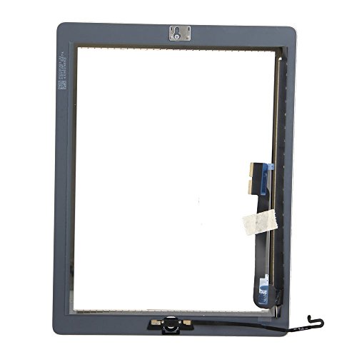 TechOrbits Replacement 9.7" Touch screen Digitizer Glass for IPAD 4th Generation With Home Button A1458 A1459 A1460 (AT&T/T-Mobile/Sprint/Verizon) GSM CDMA White Repair Kit - Thumbnail 2