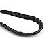 Merrylight Fashion Elastic Stretch Hair Braid Headband Plaited Braid Synthetic Hair Band Hair Piece (Dark Brown-4)