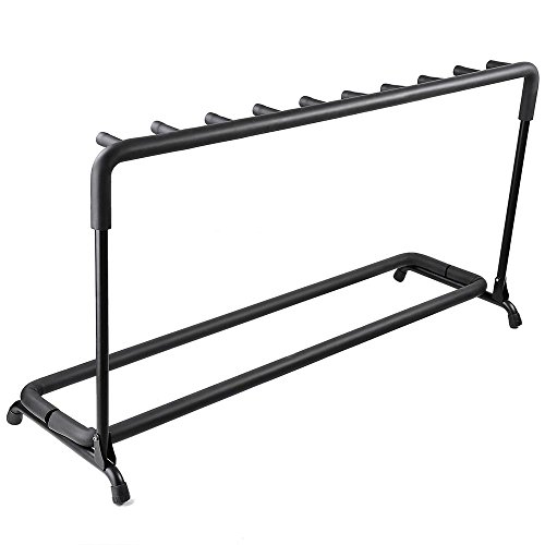 AW 9 Nine Holder Multi Guitar Folding Stand Band Stage Bass Acoustic Guitar Display Rack