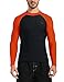 Baleaf Men's Basic Long Sleeve Rashguard UV Sun Protection Athletic Swim Shirt UPF 50+