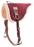 AceRugs New Western English Horse Riding Bareback PAD Premium TREELESS Saddle Leather Stirrups Comfy Horse Saddle TACK