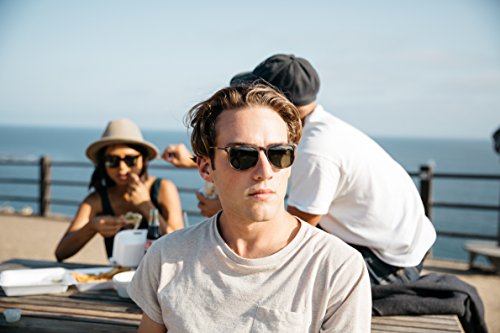Shwood- Keller Acetate, Sustainability Meets Style, Matte Brindle, G15 Polarized Lenses