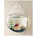 CNZ Wall Mounted Acrylic Fish Bowl, 11.5-inch