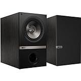 KEF Q100 Bookshelf Loudspeakers - Black Oak (Pair)
