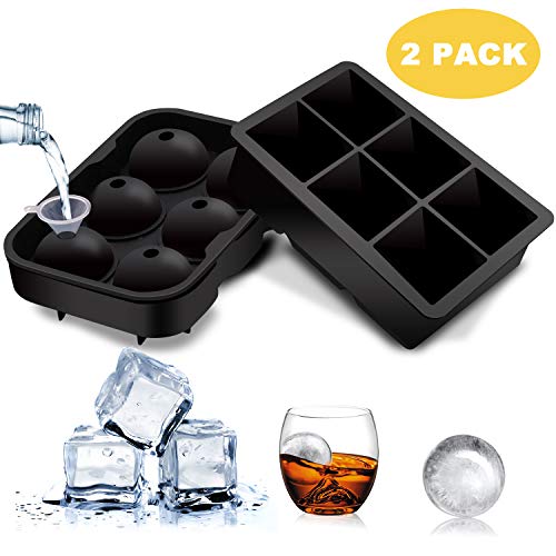 Silicone Ice Cube Trays,Easy Release Large Ice Cube Tray，Ice ball Trays with Lids - Thumbnail 7