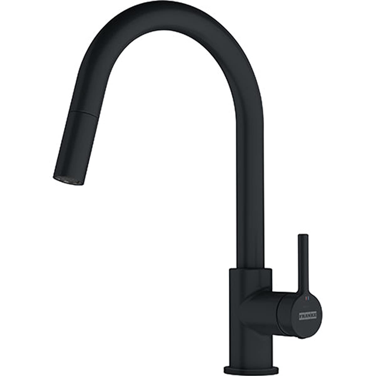 Tap for Kitchen Sink with Pull-Out spout from Franke Lina - Pull-Out - Black matt - 115.0626.053