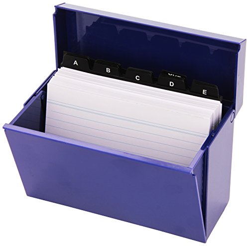 Profiline Index Card Box A6 with 100 Cards and Index