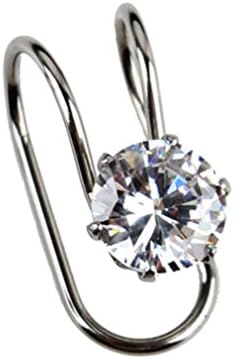 Becoler Clip On Earrings U Shape Cuff Studs