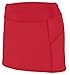 Augusta Sportswear Women's Wide Flat Knit Skort, Red/Graphite, X-Large