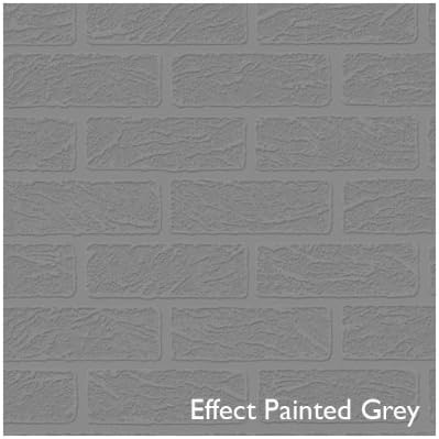 Superfresco Paintable Brick Effect White Wallpaper, 6 x 6 cm - Image 5