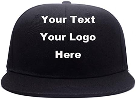 Men Women Hip Hop Plain Snapback Hats Personalized Flat Brim Outdoors Sun Visors Add Picture/Text/Logo Custom Baseball Caps