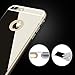 Johncase Soft TPU Bumper with Electroplating Back Cover Luxury Phone Mirror Girl Case for iPhone 6 6s 4.7