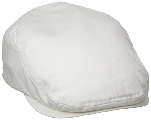 Kangol Men's Cotton Cap, White, Large