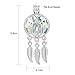 10pcs Angel Wings Wish Dream Catcher Pearl Cage Bright Silver Beads Cage Locket Pendant Jewelry Making-for Oyster Pearls, Essential Oil Diffuser, Fun Gifts (Angel Wings)