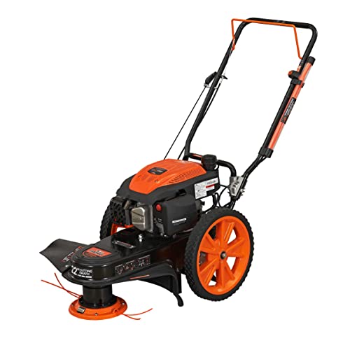 YARDMAX YL2250 22 in. 170cc Gas Walk Behind String Trimmer Mower, Orange photo 10