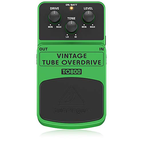 Behringer TO800 Vintage TubeSound Overdrive Instrument Effects Pedal