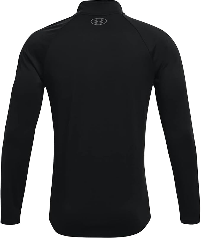 Ua Tech 2.0 1/2 Zip Maglia A Manica Lunga, Nero, L Uomo