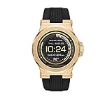 Michael Kors Access Dylan Goldtone Silicone Smartwatch, 46mm