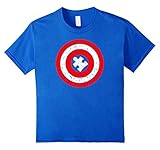 Kids Captain Autism Tshirt - Autism Awareness Shirts Autism Shirt 4 Royal Blue