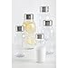 iDesign Onza Plastic Food Storage Bottle with Lid for Kitchen Pantry, Cabinet, Canister to Hold Candy, Milk, Nuts, Juices, Creamer, BPA-Free, 4.25