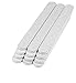 Iridesi Zebra Nail Files Washable Emery Board 7 Inches Long 3/4 Inch Wide Made in USA 180/180 Grit 12 Fingernail Files Per Pack
