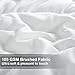 Queen Comforter Soft Quilted ♥ Down Alternative Duvet Insert with Corner Tabs Summer Cooling 2100 Series, Fluffy Reversible Hotel Collection, Hypoallergenic for All Season, Snow White, 88 x 88 inches