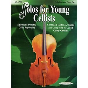 Solos for Young Cellists – Cello Part and Piano Accompaniment, Volume 6: Selections from the Cello Repertoire: 06