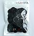 GANSSIA 7/8 Inch (22.5mm) Black Color Buttons Sewing Resin Button for Craft Scrapbooking Pack of 70PCS