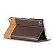 Sony Xperia Z5 Premium Case,New Fashion Premium Leather Flip Wallet Case with Credit/ID Card Slot for Sony Xperia Z5 Premium - Brown