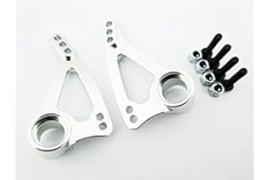 EPTNNASO Aluminum Front Multi-Mount Long Travel Rocker Arms Silver for Traxxas E-Revo Summit 5356
