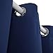 Deconovo Blackout Curtains for Bedroom – Set of 2 42W x 84L Inch Thermal Insulated & Noise Reducing Panels–Home Window Room Darkening Sustainable Grommet Drapes for Living Room and Nursery, Navy Blue