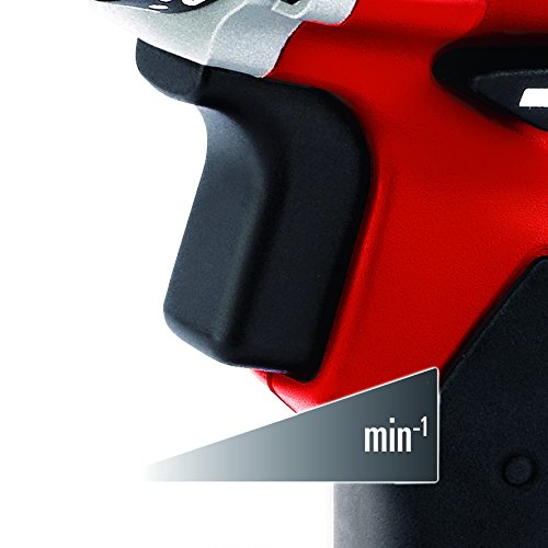 Einhell Akkuschrauber TE-CD 14,4-2 2B Li (2x Lithium Ionen Akkus, 14,4 V, 1,3 Ah, 2 Gang, 38 Nm, LED-Licht… – Bild 7