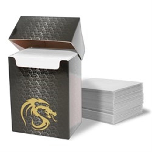 (1) White BCW Deck Guard Pack - Trading Card Sleeves - 80 Sleeves per Pack - BCW-DGM80-WHI