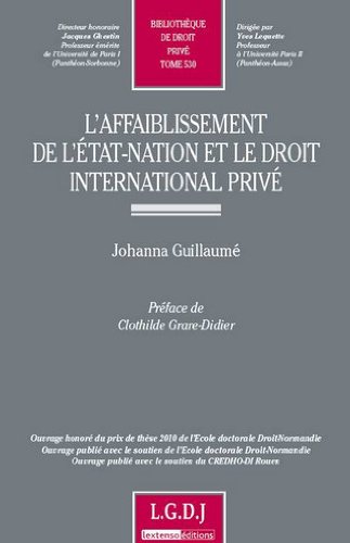 L' affaiblissement de l'État-nation et le droit international privé